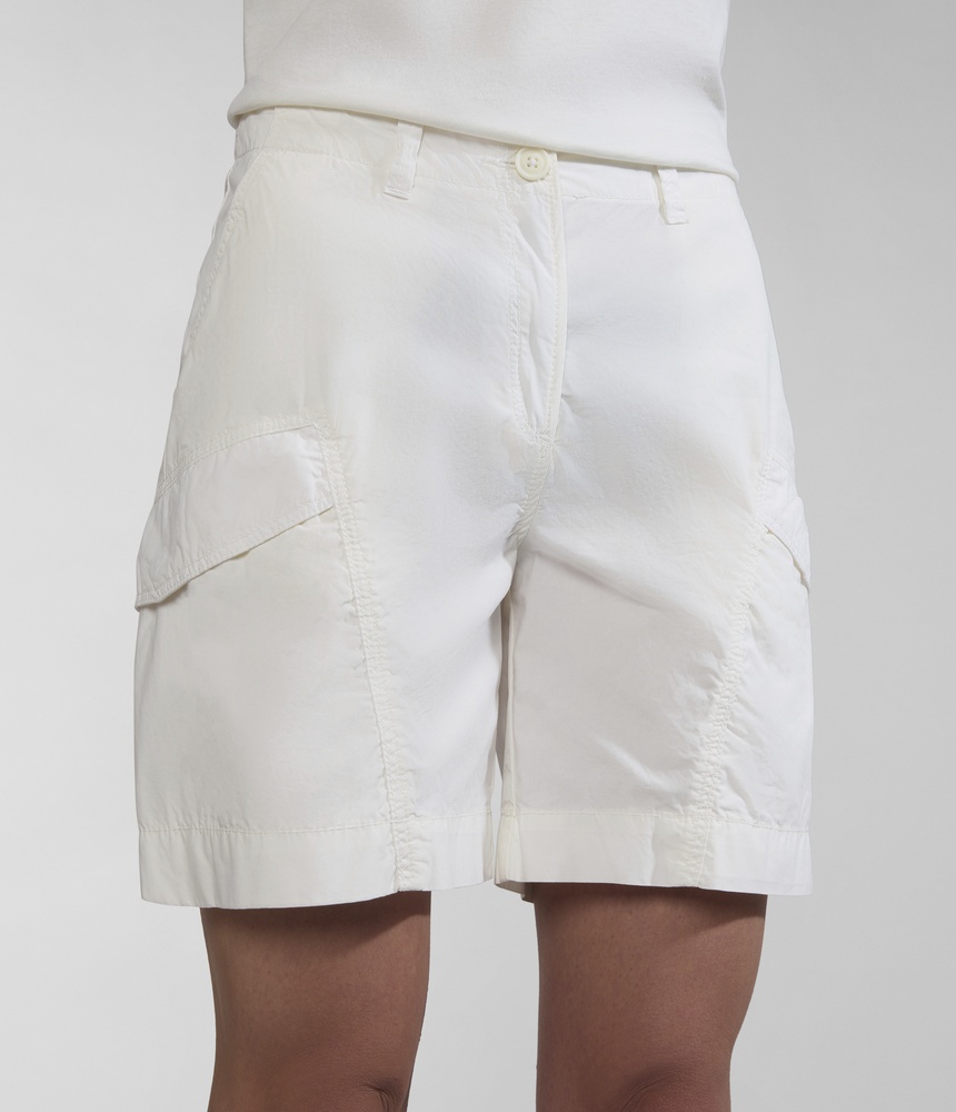 NapapijriDamenBermudashortsNarin5NP0A4H8HWhiteWhisper-W25
