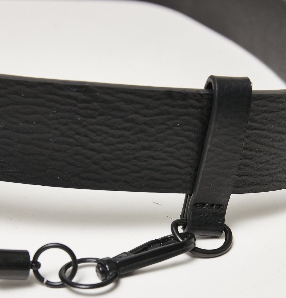 UrbanClassicsGrtelImitationLBeltWithKeyChainBlack