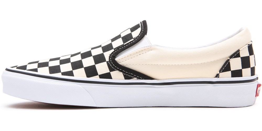 VansUnisexLifestyleClassicFTWSneakerUaClassicSlip-OnBlkWhtchckerboardWht-345