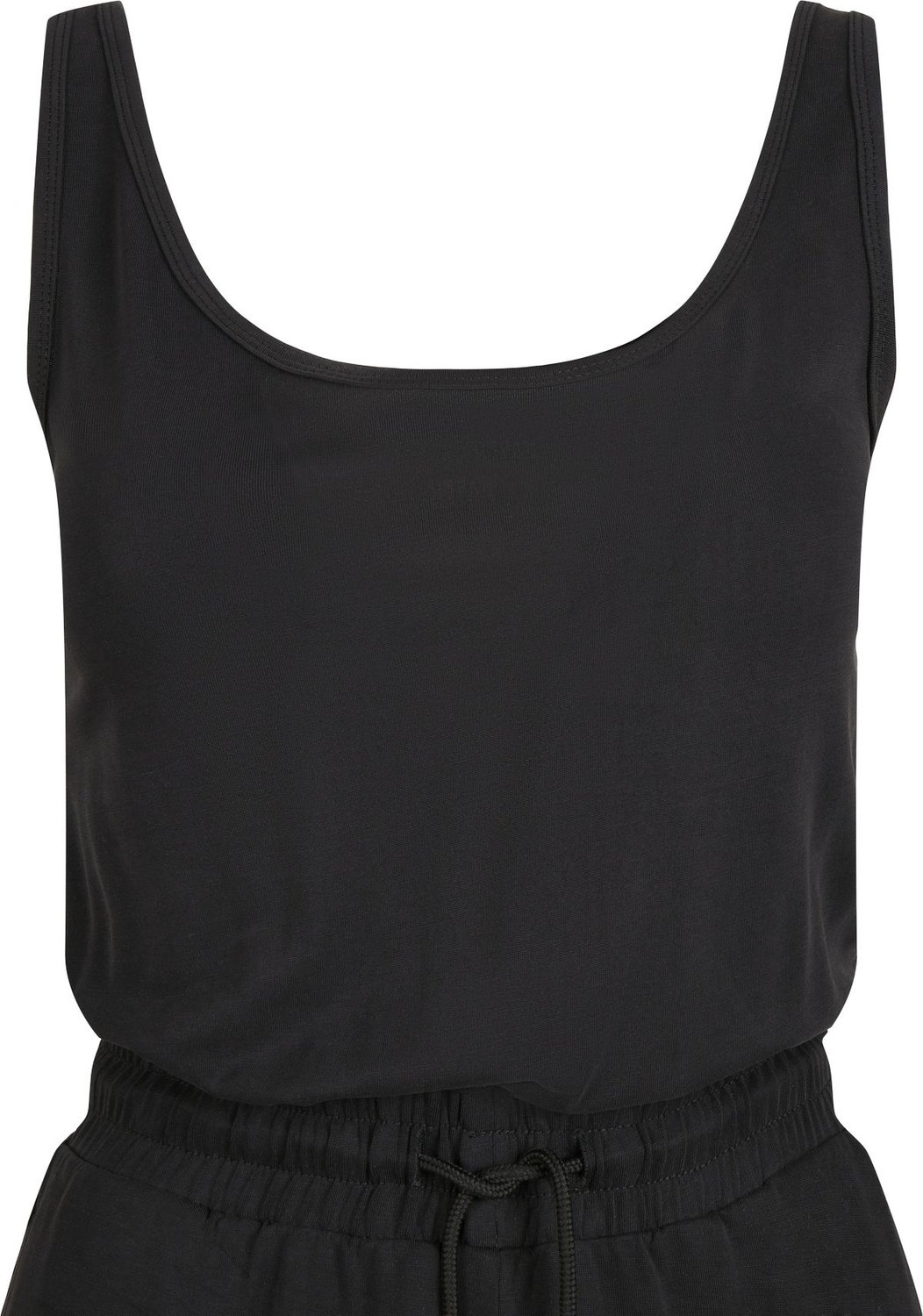 UrbanClassicsDamenOverallLadiesShortSleevlessModalJumpsuitBlack