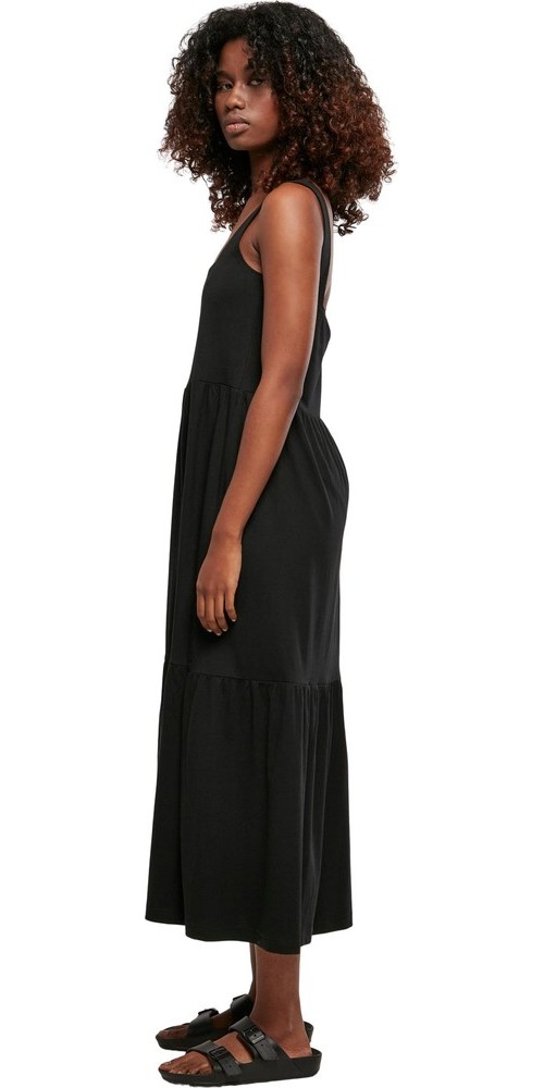 UrbanClassicsDamenLadies78LengthValanceSummerDressBlack-3XL