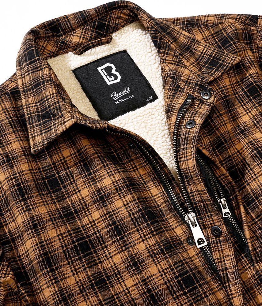 BranditFleecejackeClassicSherpaJacket3190Camel-Black-S