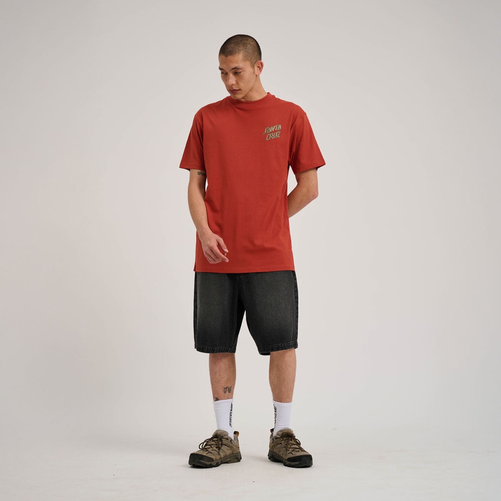 SantaCruzScreamingGrizzlyT-ShirtSCM-T3222DarkRust-XS