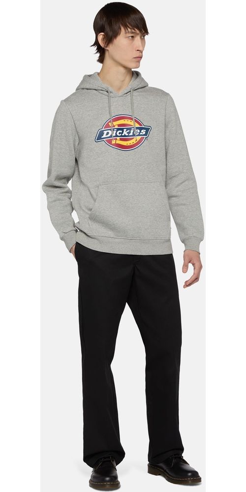 DickiesIconLogoHoodieDK0A4XCBGreyMelange-XS