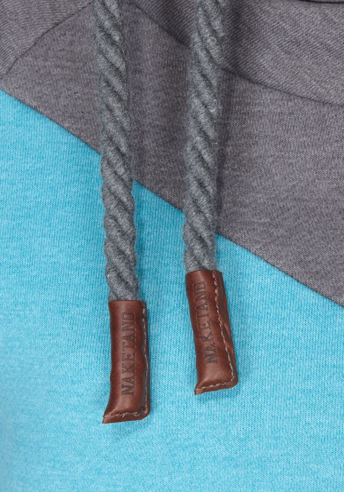 NaketanoDamenHoodieElChapoknows1801-0293DarkGreyMelangeFreshBlueMelangeBluereyMelange-XS