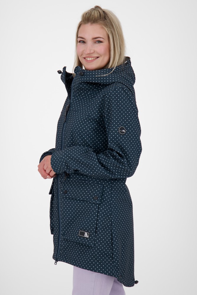 AlifeKickinDamenParkaJackeAudreyAKSCoatMarine