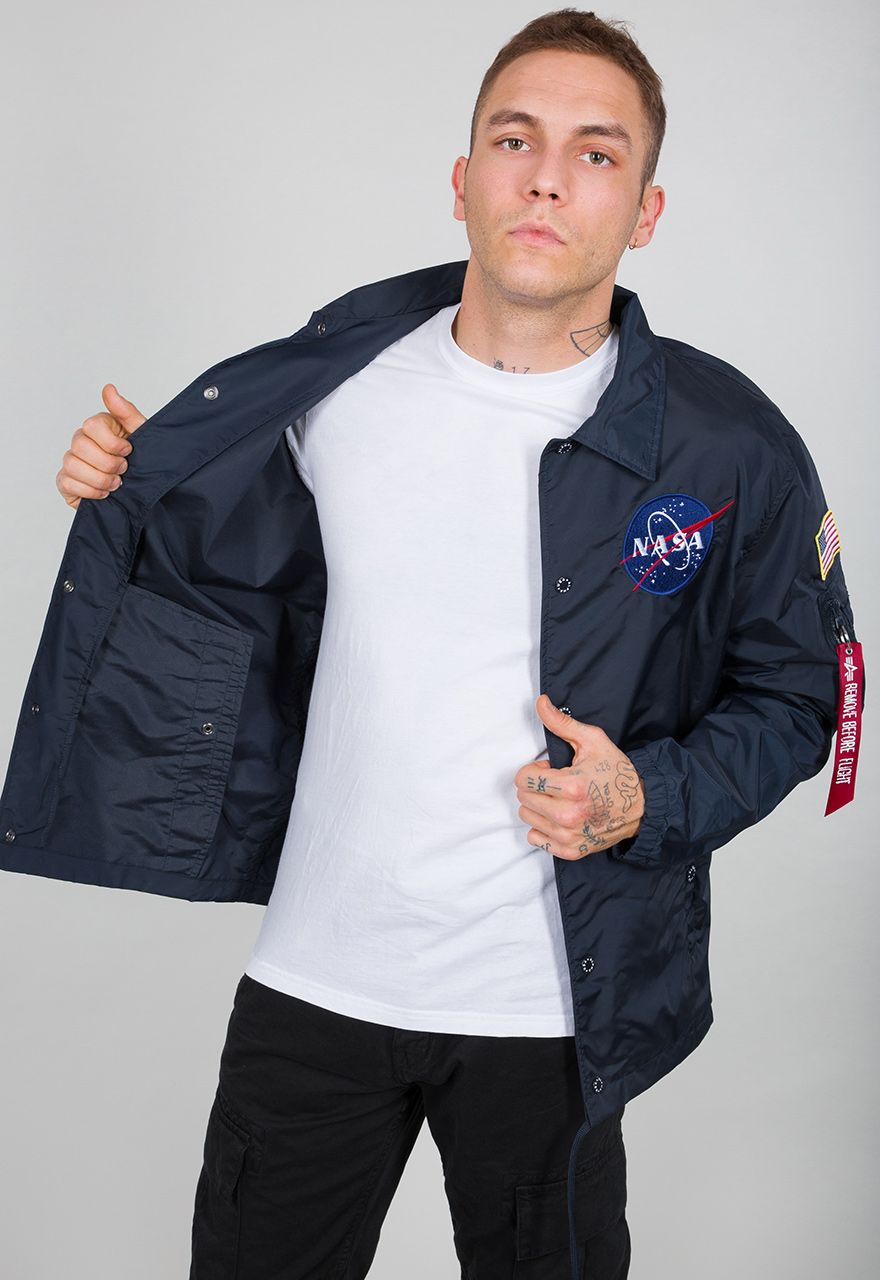 AlphaIndustriesNASACoachJacketJackeRepBlue