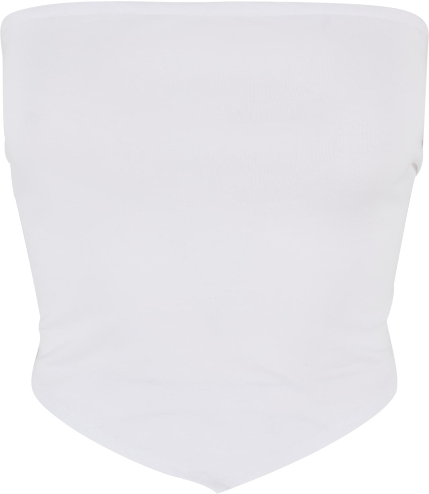 UrbanClassicsDamenLadiesKnottedBandeauTopTB6872White-L