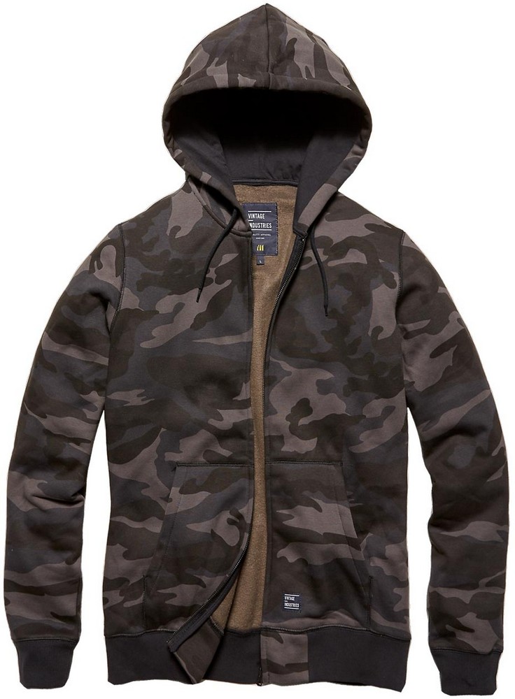 VintageIndustriesHoodieRedstoneHoodedSweatshirtDarkCamo-S