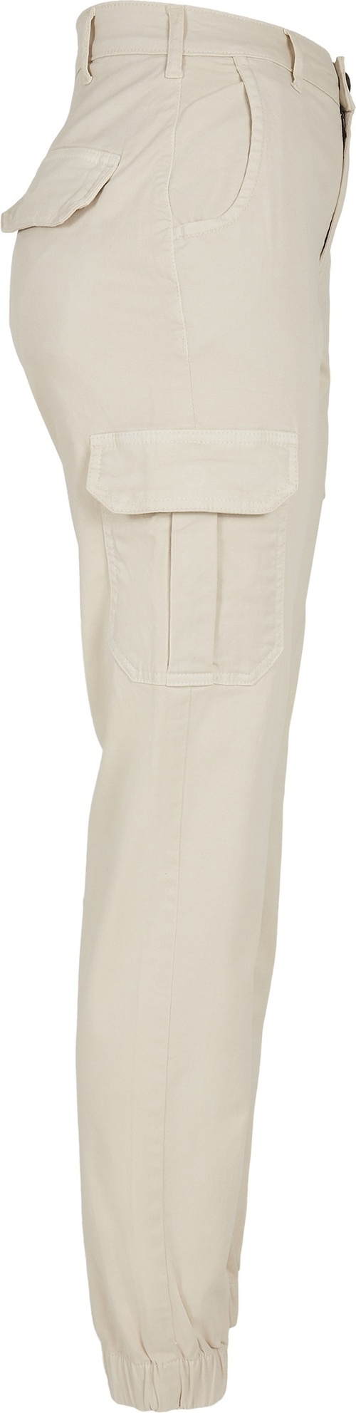 UrbanClassicsDamenHoseLadiesHighWaistCargoPantsWhitesand-26