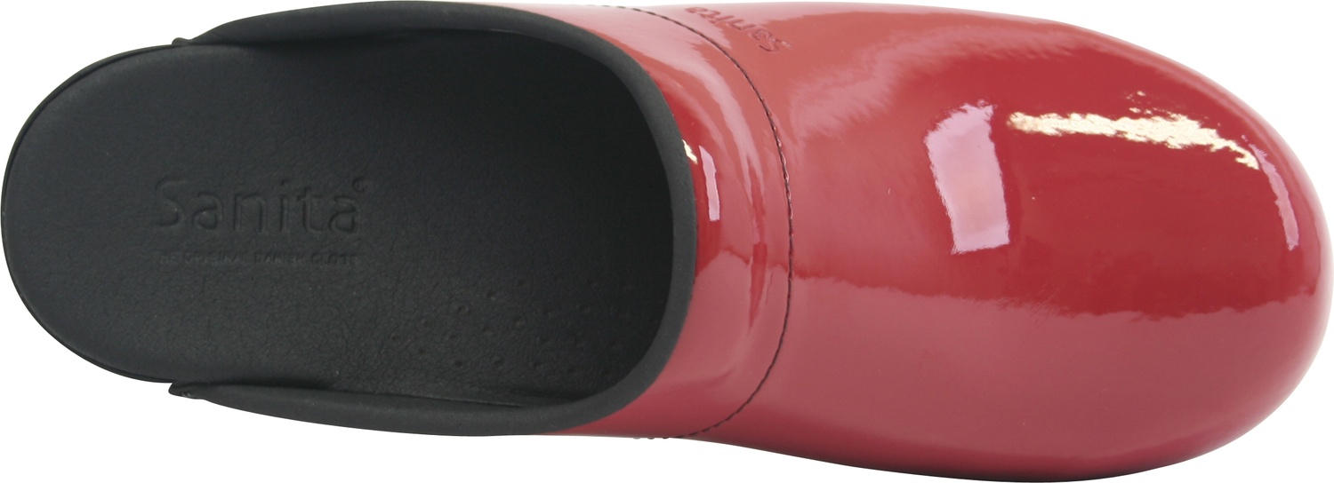 SanitaDamenOffenerClogOriginal-SonjaPatentOpenRed-35