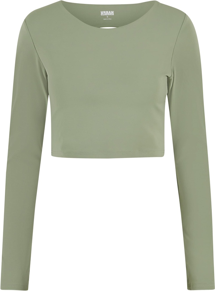 UCYogaDamenLadiesSportsLongsleeveTB7807MatchaGreen-L