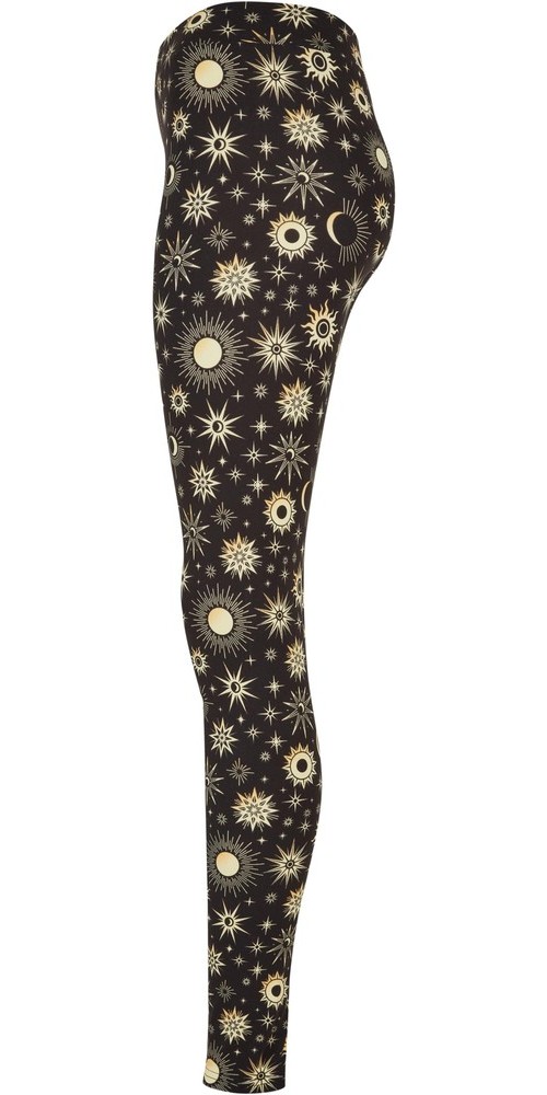 UrbanClassicsDamenLadiesSoftAOPLeggingsBlacksun-3XL
