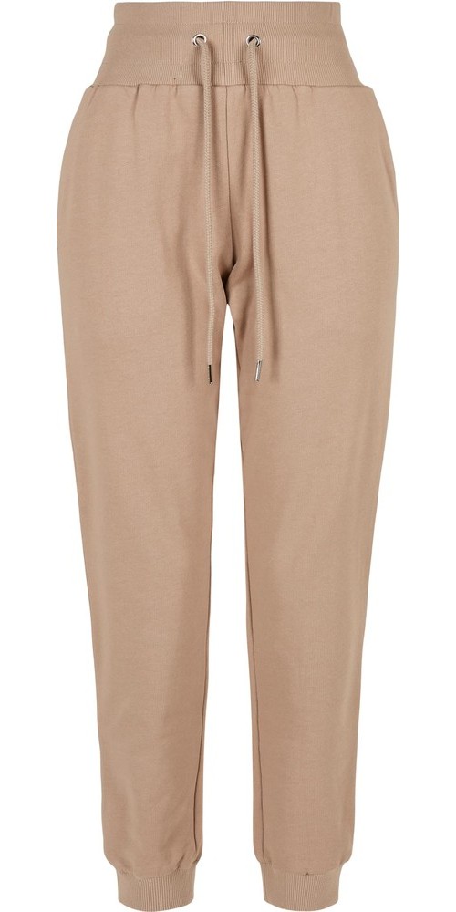 UrbanClassicsDamenLadiesOrganicHighWaistSweatPantsSofttaupe-3XL