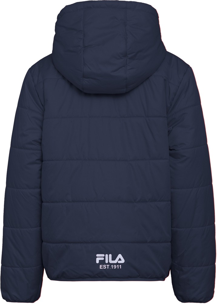 FilaTeensUnisexWattierteJackeBerghuelenPuffJacketBlackIris-134140