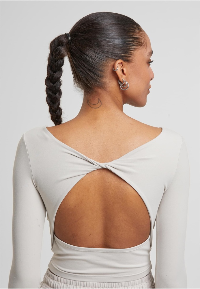 UrbanClassicsDamenLadiesSlimFitLongsleeveTB7721Cloud-L