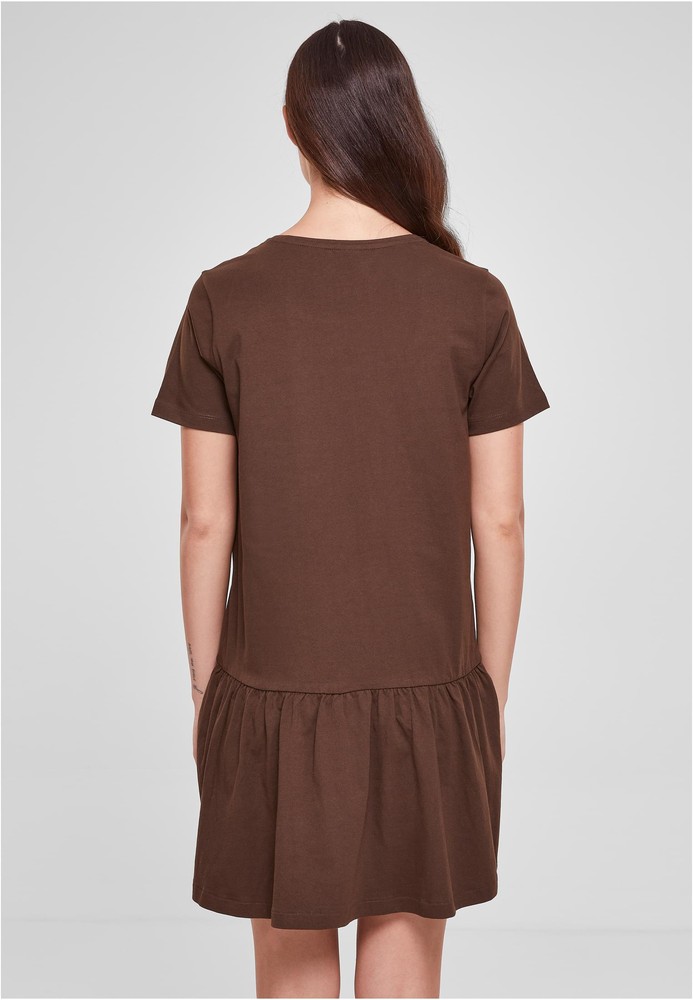UrbanClassicsDamenLadiesValanceTeeDressBrown-3XL
