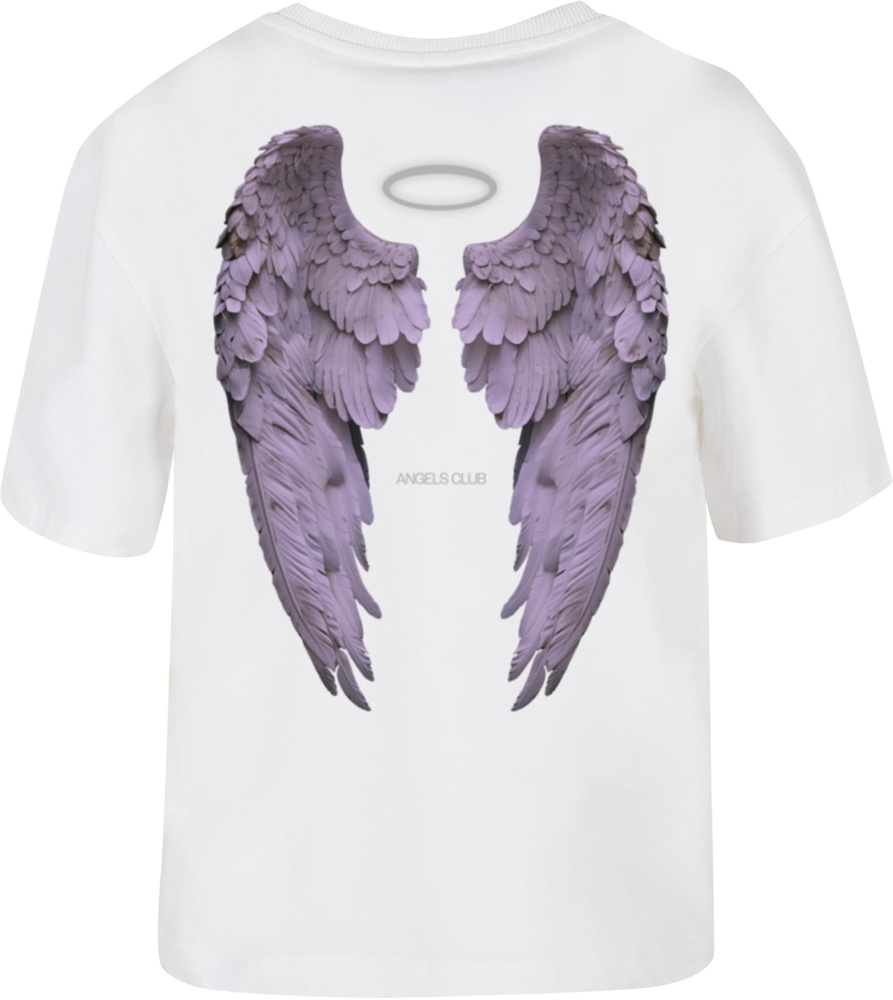 MissTeeDamenT-ShirtAngelsClubTeeMST186White-3XL