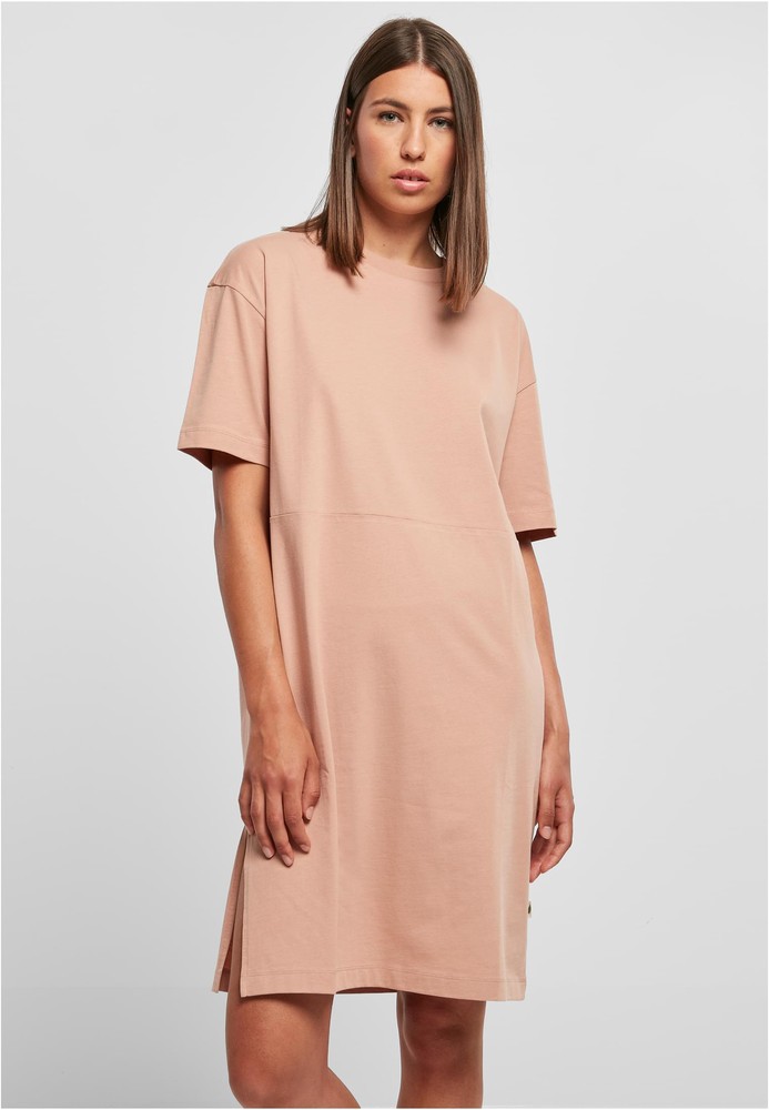 UrbanClassicsDamenLadiesOrganicOversizedSlitTeeDress