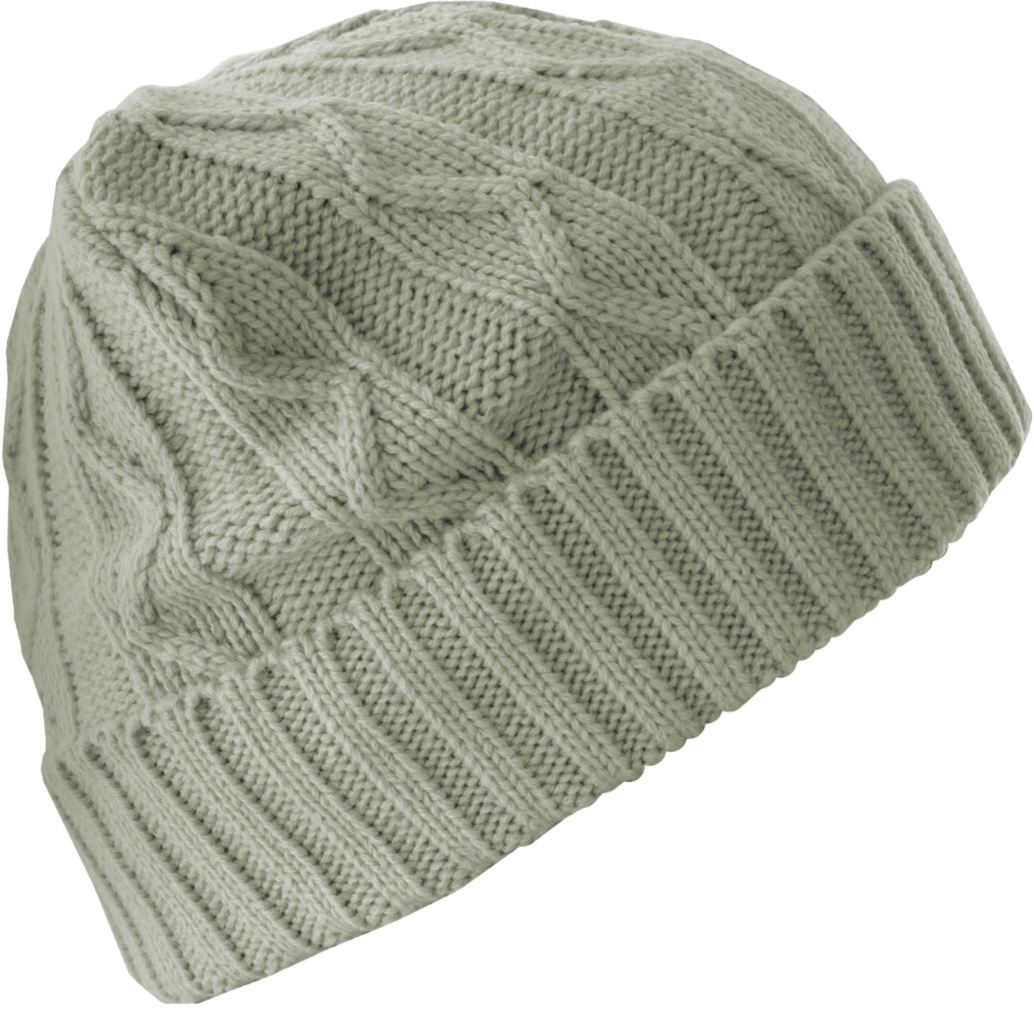 MSTRDSBeanieBeanieCableFlapGrey