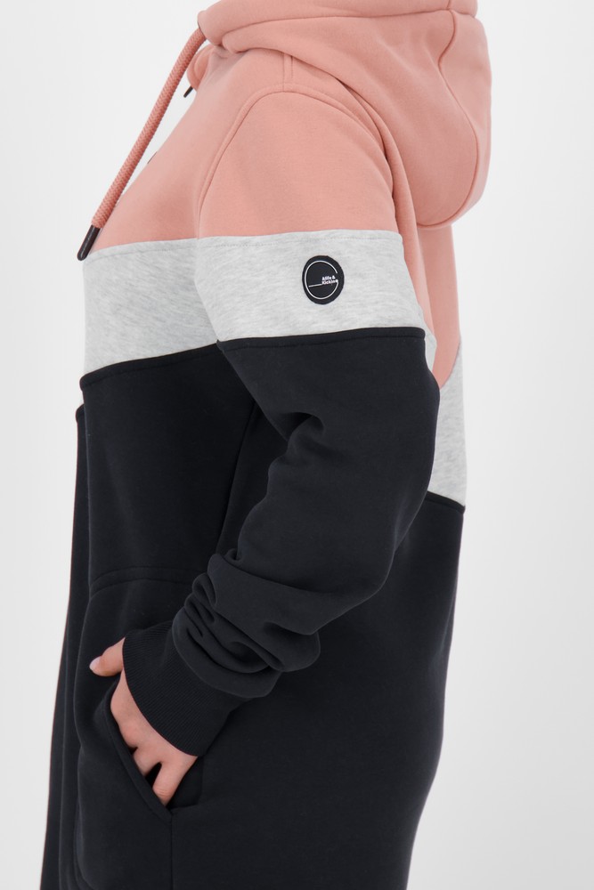 AlifeKickinDamenSweatkleidBiggiAKASweatdressMahagonium-2XL