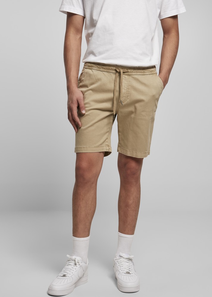 UrbanClassicsStretchTwillJoggshortsUnionbeige-3XL