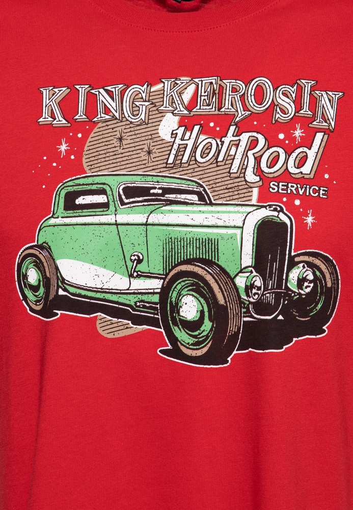 KingKerosinClassicT-ShirtHotRodServiceKKI31002Red-S