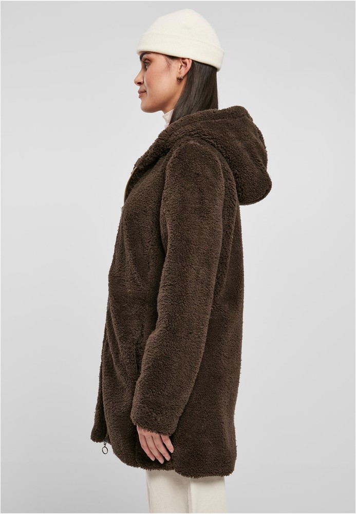 UrbanClassicsDamenJackeLadiesSherpaJacketBrown-3XL