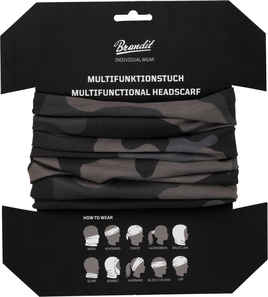 BranditTunnelMultifunktionstuchinDarkcamo