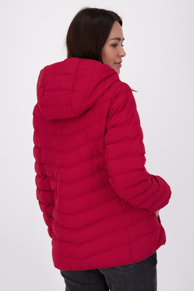 AlifeKickinDamenSteppjackeRabeaAKAJacketCranberry-2XL