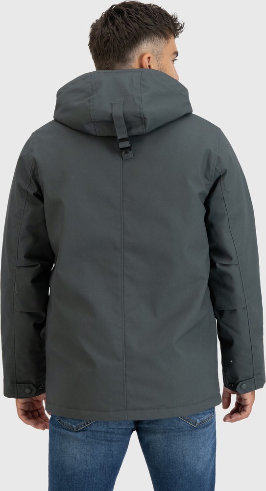 VintageIndustriesFunktionsjackeMilesJacketStoneGrey-S