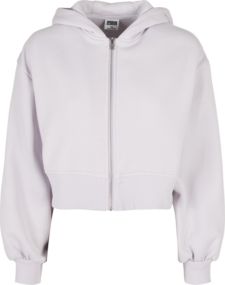 UrbanClassicsDamenLadiesShortOversizedZipJacketSoftlilac-3XL