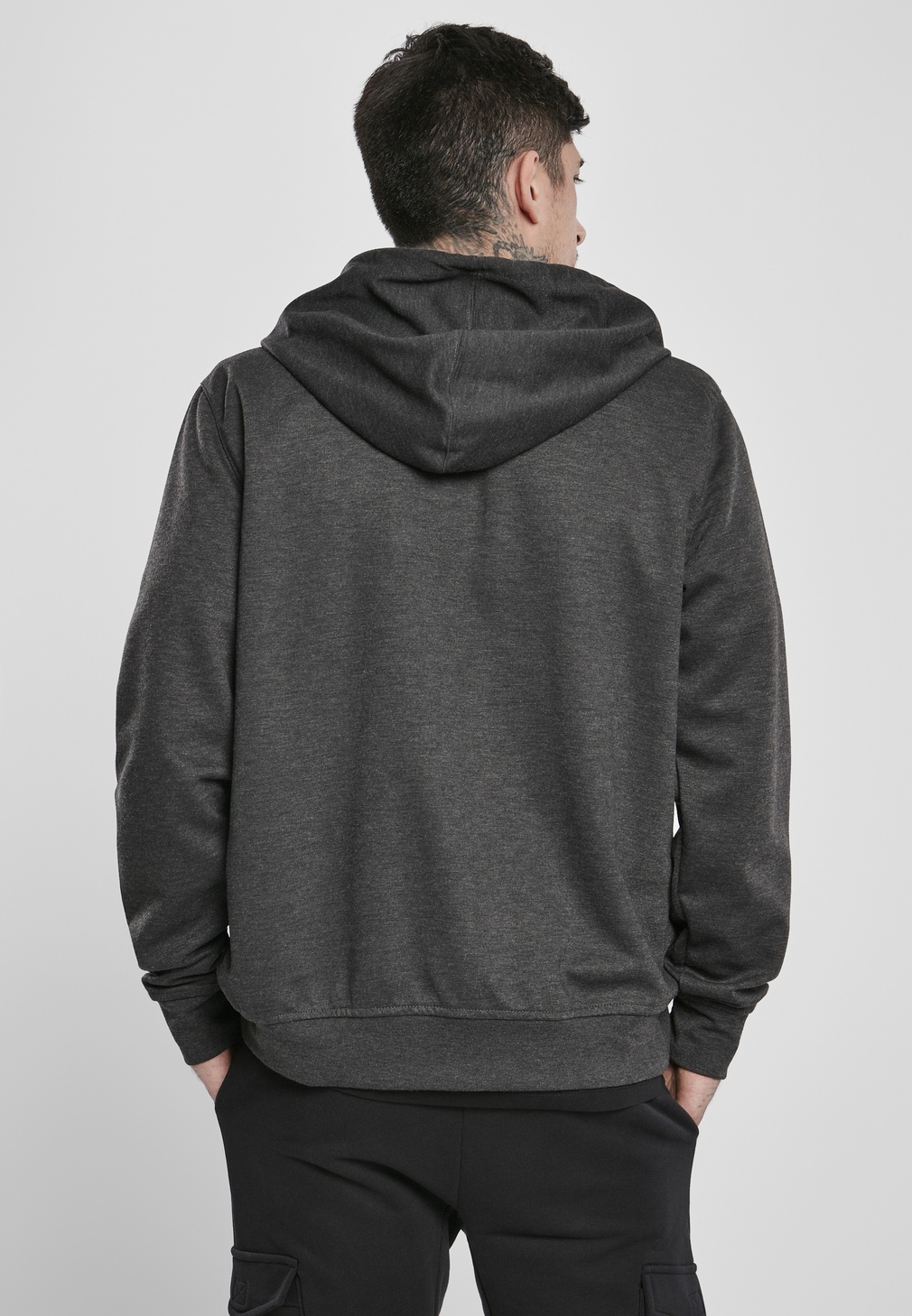SouthpoleHoodieTapedTechFleeceFullZipHoodyHCharcoal-L