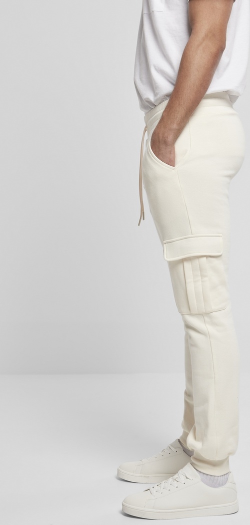 UrbanClassicsTrainingshoseCargoSweatpantsWhitesand-3XL