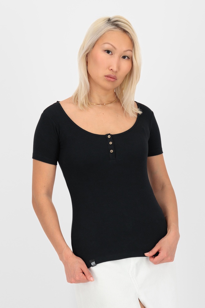 AlifeKickinDamenT-ShirtRosaAKAShirt51014-9999Black-S