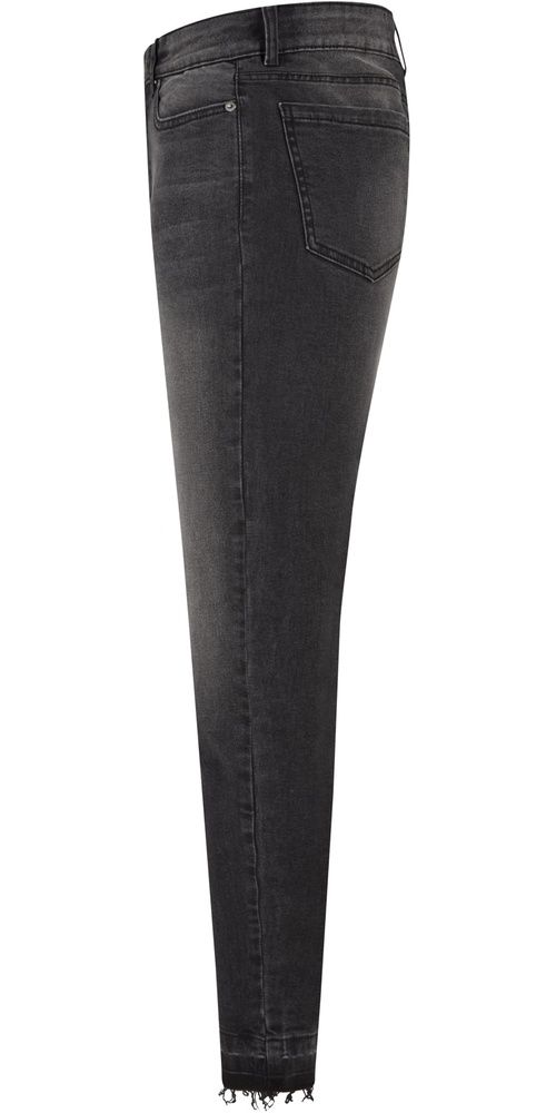 UrbanClassicsDamenLadiesSkinnyHighWaistOpenHemJeansTB6865