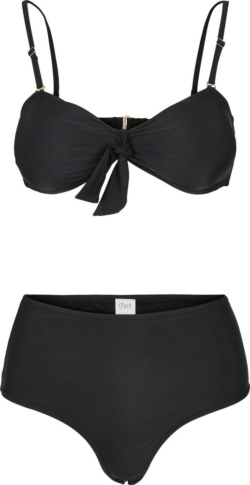 UrbanClassicsDamenBikiniLadiesHighWaistBalconyBikiniBlack