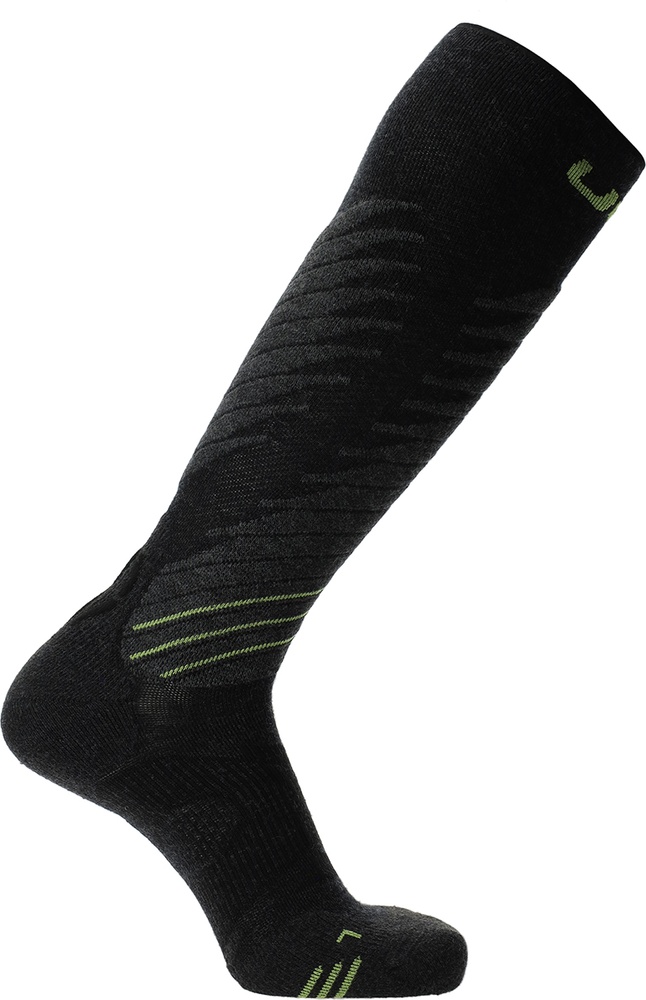UYNSockenSkiOneComfortFitSocksS100314AnthraciteLime-35-38
