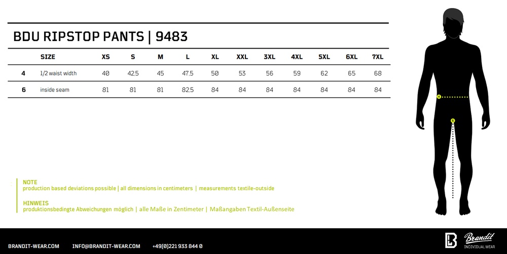 BranditCargohoseBDURipstopTrouser9483