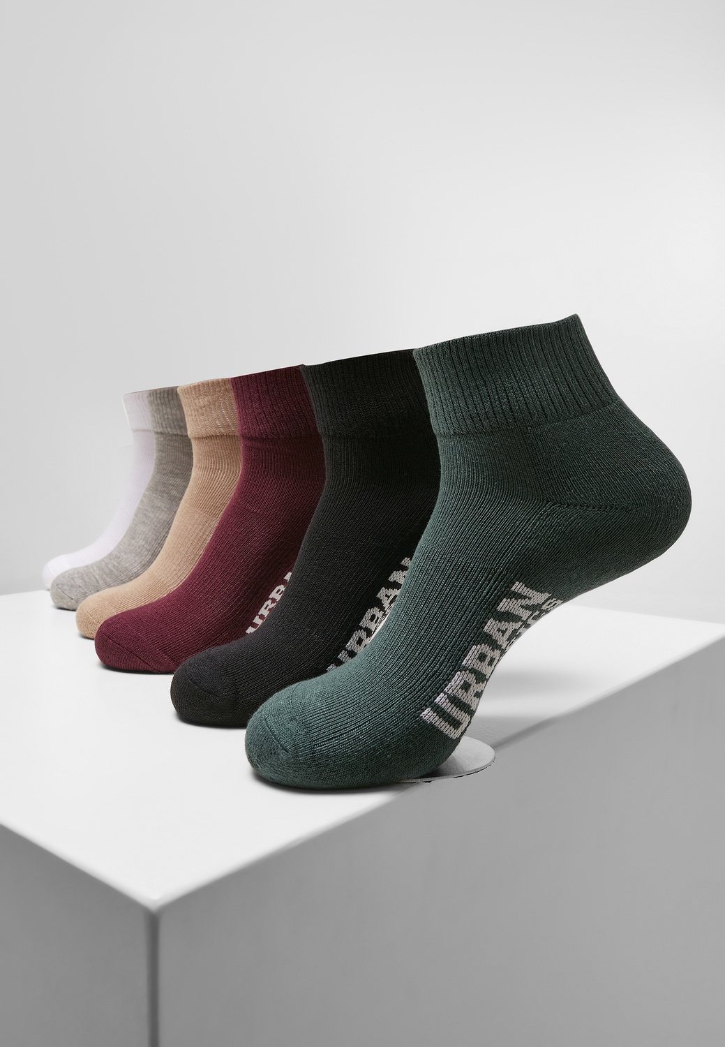 UrbanClassicsSockenHighSneakerSocks6-PackWintercolorMix-43-46