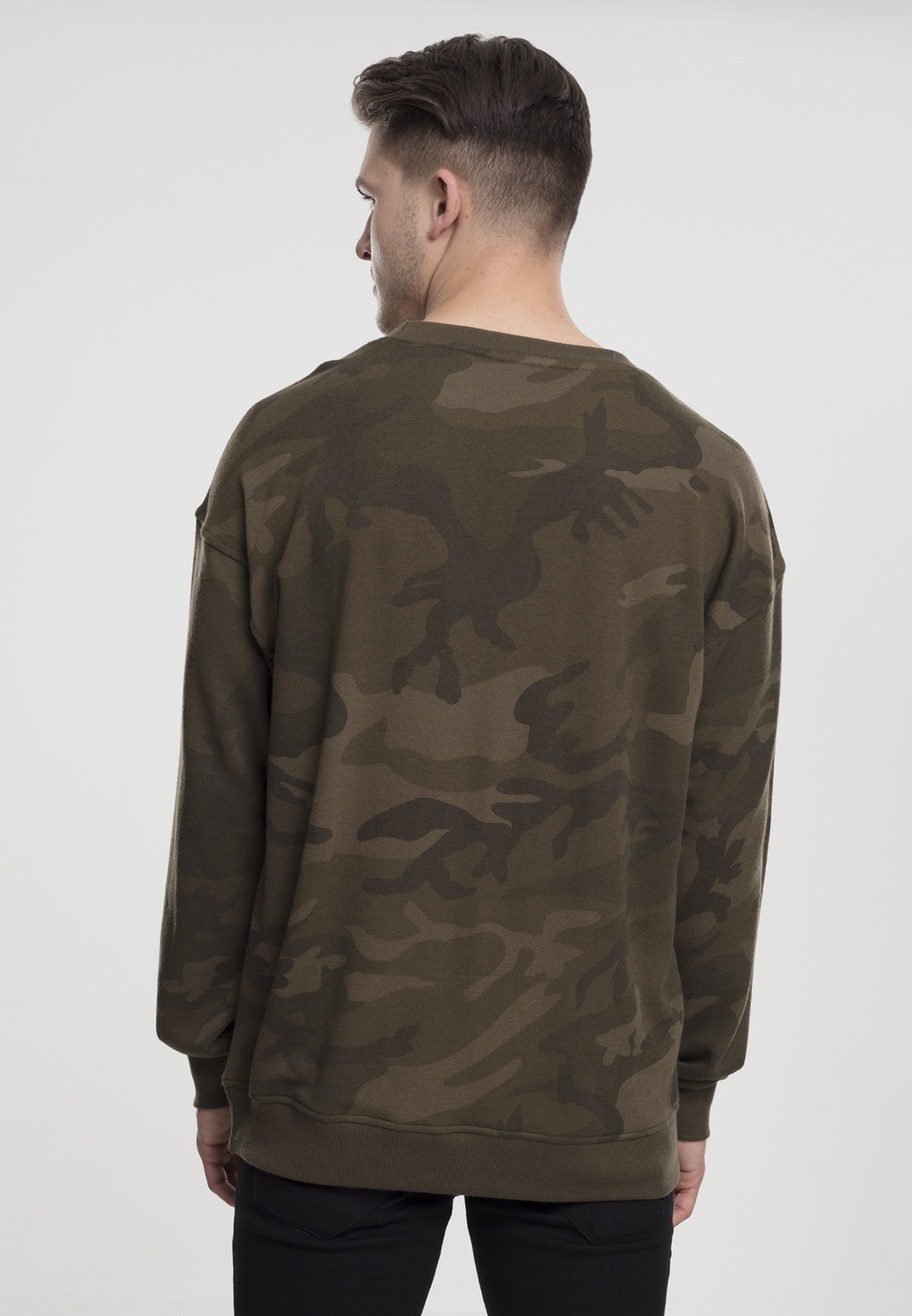 UrbanClassicsPulloverCamoCrewneckOliveCamouflage-L