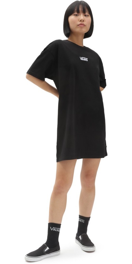VansDamenKleidWmCenterVeeTeeDressBlack