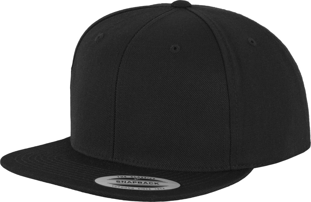 FlexfitKinderClassicSnapbackBlackBlack-Youth