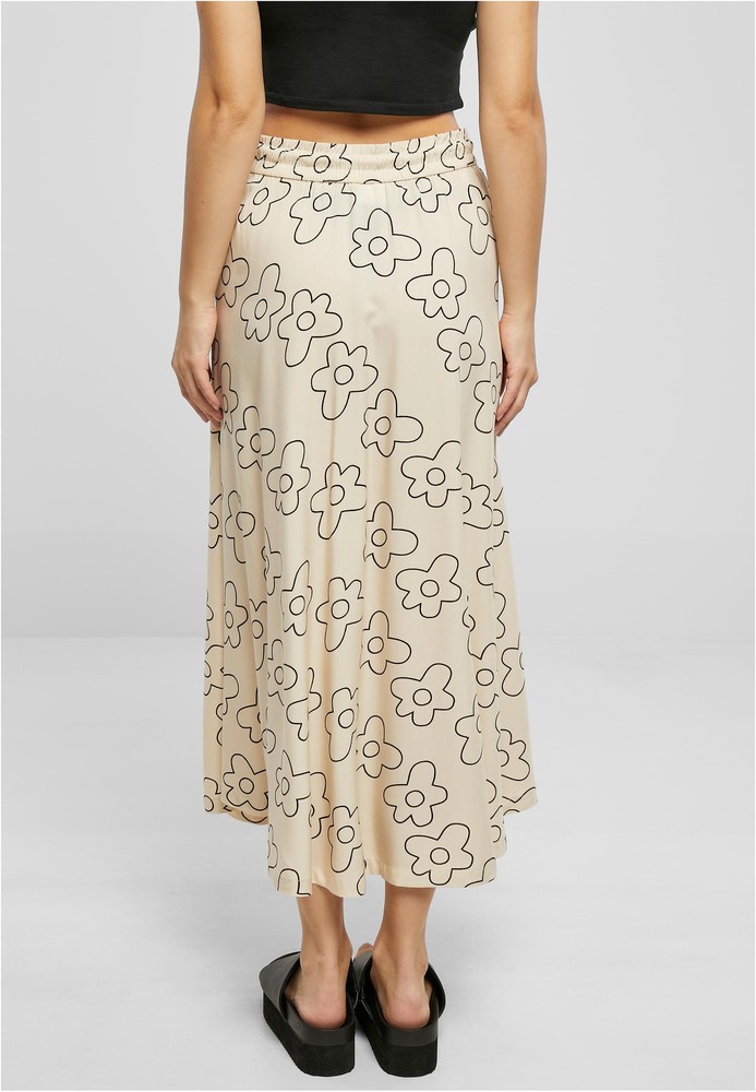 UrbanClassicsDamenLadiesViscoseMidiSkirt