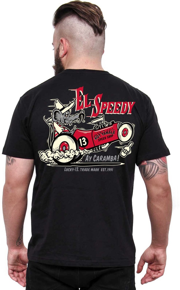 Lucky13HerrenT-ShirtElSpeedyTeeL13TS000082ZW