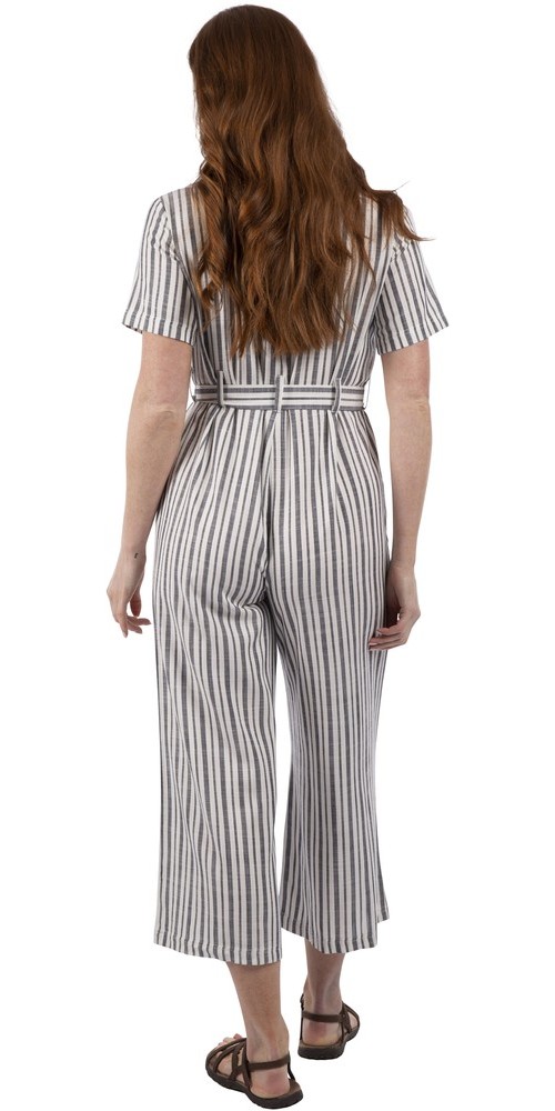 TrespassDamenOverallAriya-FemaleJumpsuitNavyStripe-S