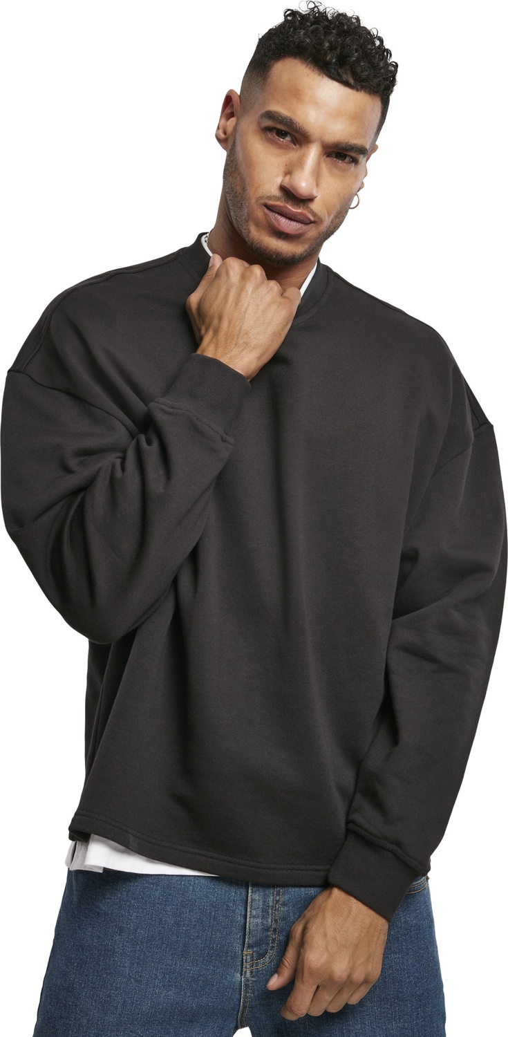 UrbanClassicsHoodieSweatshirtOrganicOversizedBoxyCrewBlack