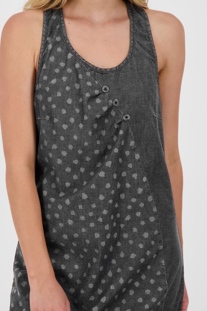 AlifeKickinDamenJeanskleidCameronAKDNMDressBlackDenim-XL