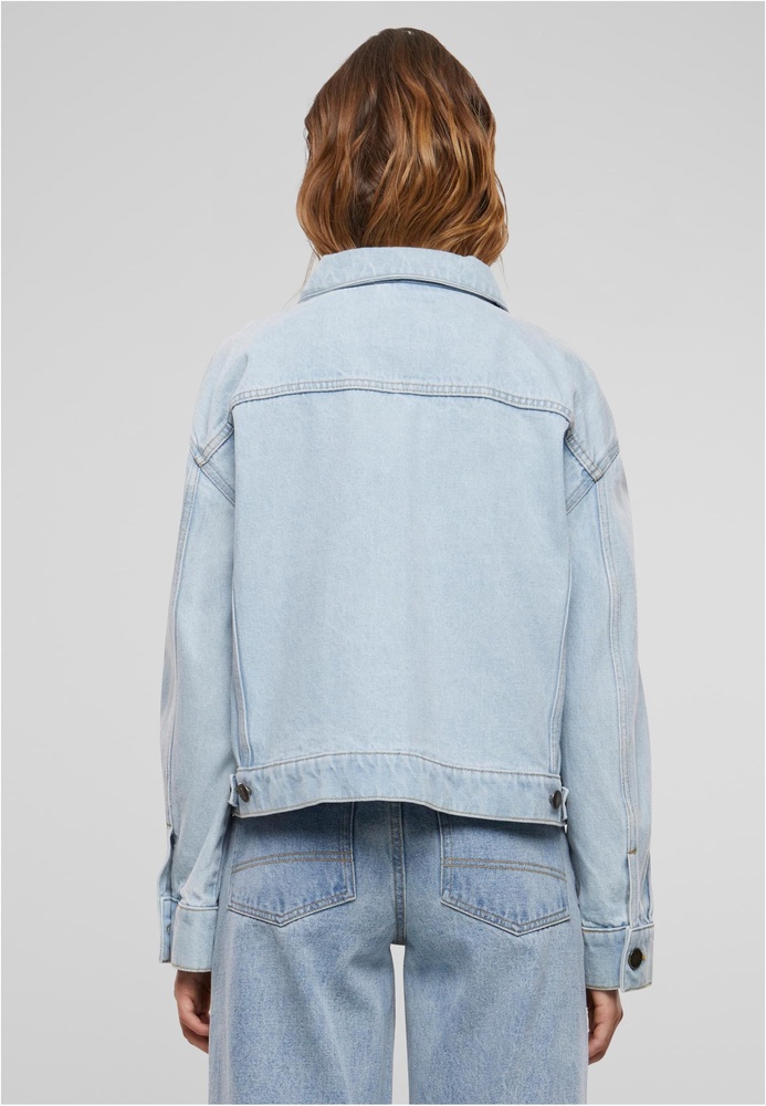 UrbanClassicsDamenJeansjackeLadies80sOversizedDenimJacketTB6834NewLightBlueWashed-3XL