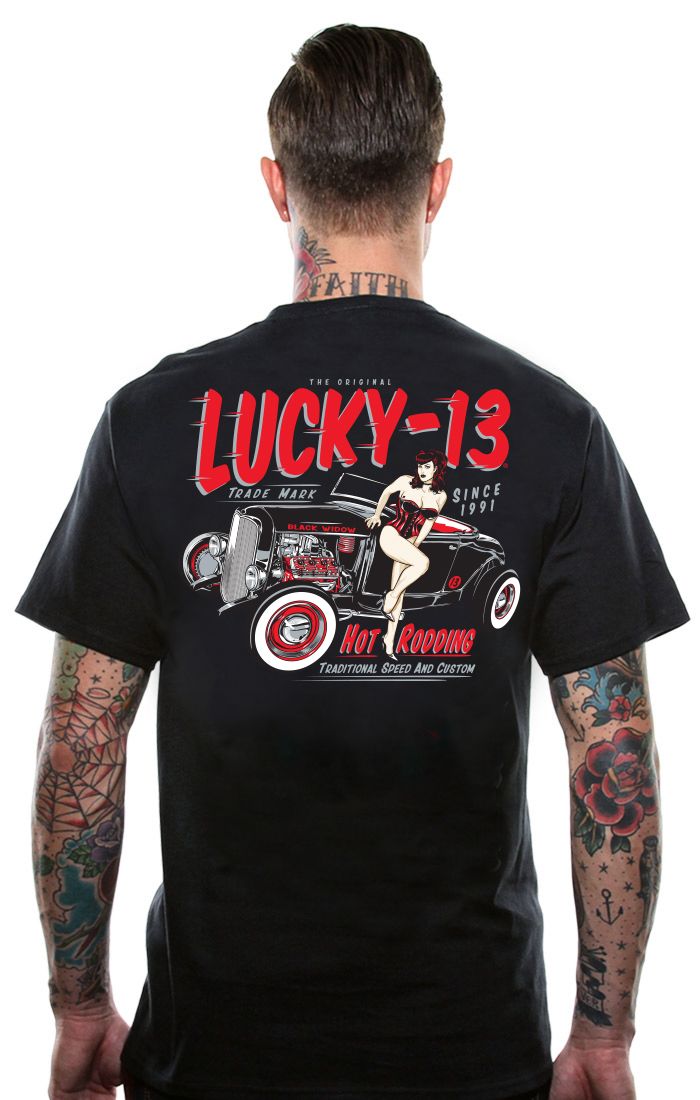 Lucky13T-ShirtLolaBlack